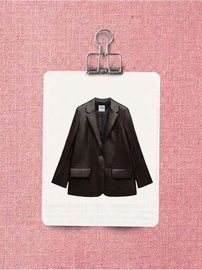 Zara Elegant Brown Women's Blazer